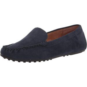 Aerosoles Women Blue Navy FabricClosed Rounded Toe Over Drive Flats Loafer Shoes